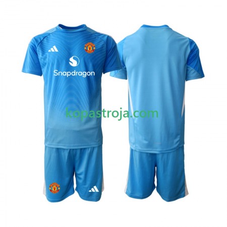Billiga Fotbollströjor Manchester United Målvakt Barn Hemma tröja 2025/26 Kortärmad